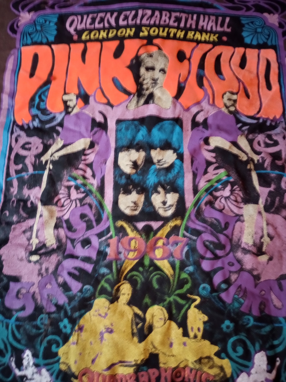 Pink Floyd Short Sleeve Graphic Tee - Purple, Orange, Blue